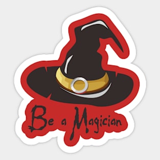 Magician Hat Sticker